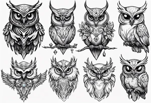 The Demon Owl Stolas, a Prince of Hell who is obsessed with gems, knowledge of astrology and poisonous plants. tattoo idea