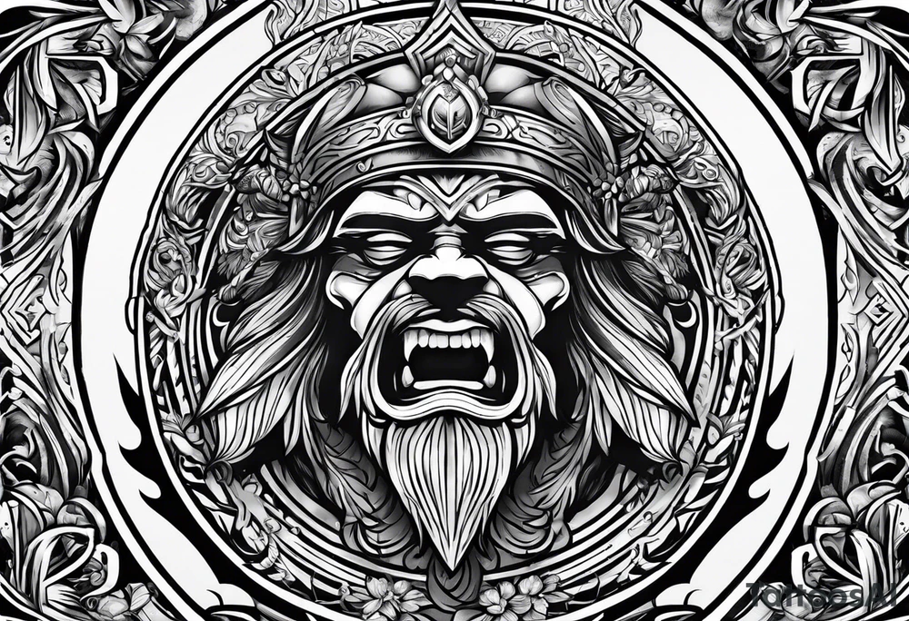 VICTORY OR VALHALLA tattoo idea