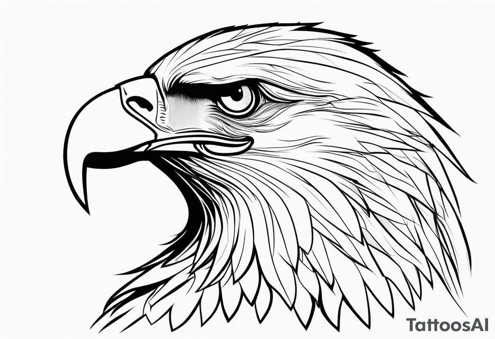 An eagle tattoo idea