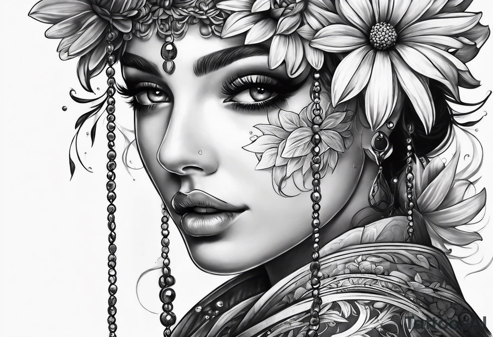 Daisy chain tattoo idea