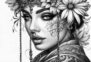 Daisy chain tattoo idea