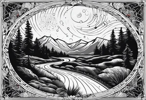 Roadtrip, constellation tattoo idea