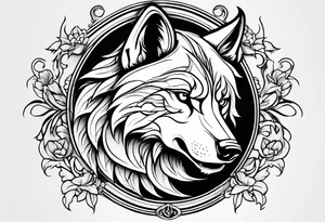 chimera wolf tattoo idea