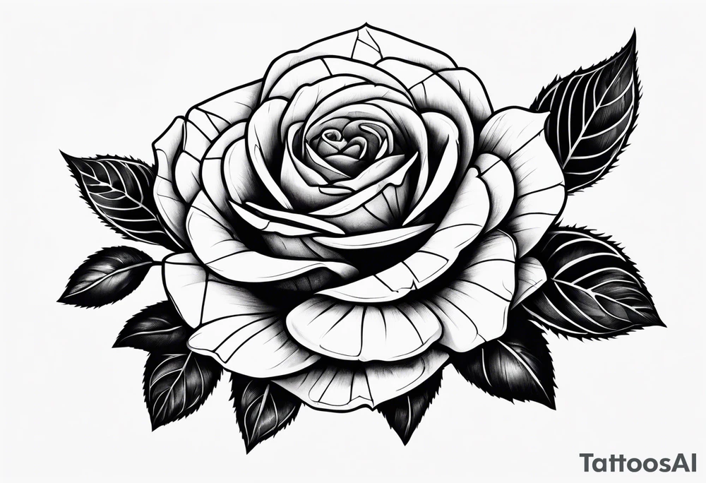 Dead rose tattoo idea