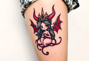 Queen of hell tattoo idea