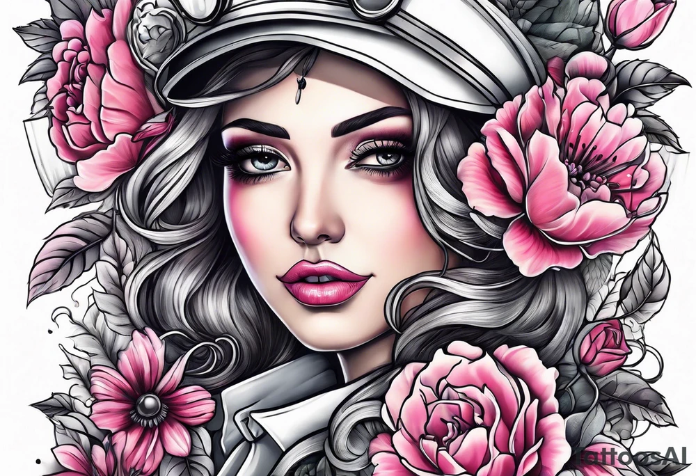 Flowers
Pink
Nurse tattoo idea