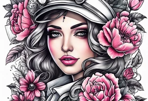 Flowers
Pink
Nurse tattoo idea