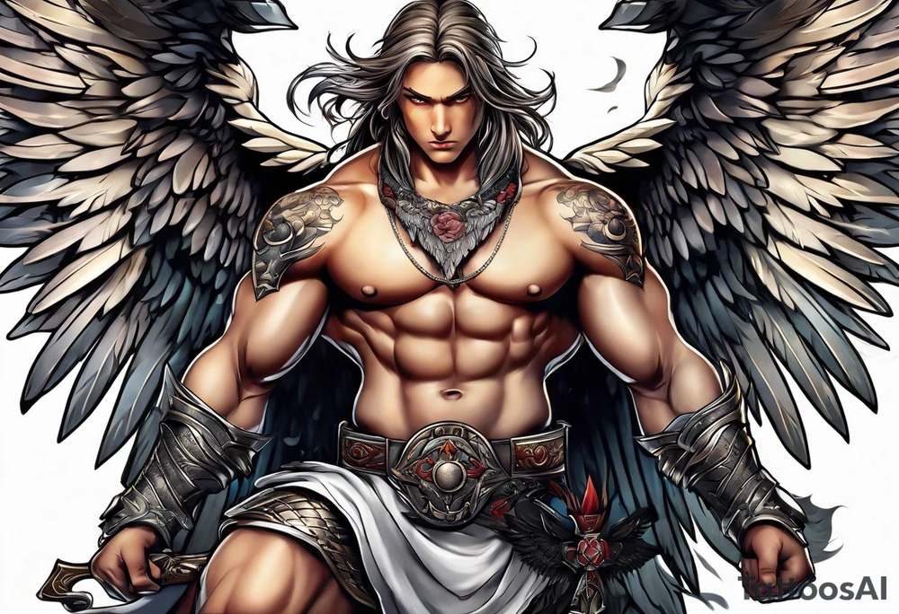 Warrior Angel tattoo idea