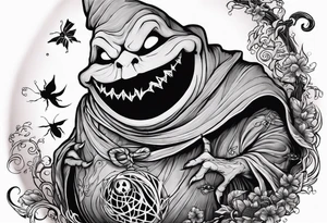 Oogie boogie with bugs tattoo idea