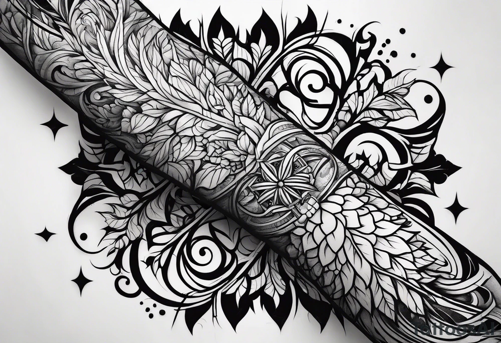 arm veins tattoo idea