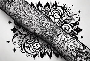 arm veins tattoo idea