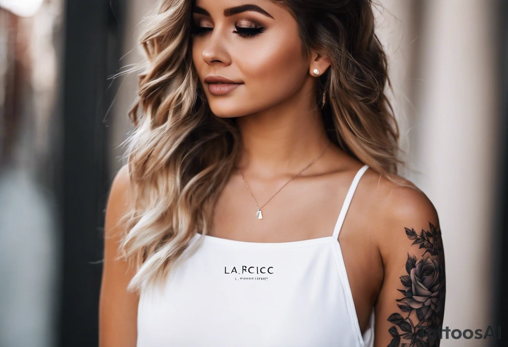 small written quote "L a v i t a  è  c i ò  c h e  t i  a c c a d e  m e n t r e  s e i  i m p e g n a t o  a  f a r e  a l t r i  p r o g e t t i." tattoo idea