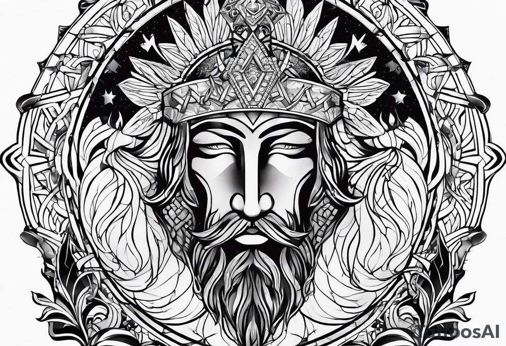 The symbol of Matthias in the bible tattoo idea