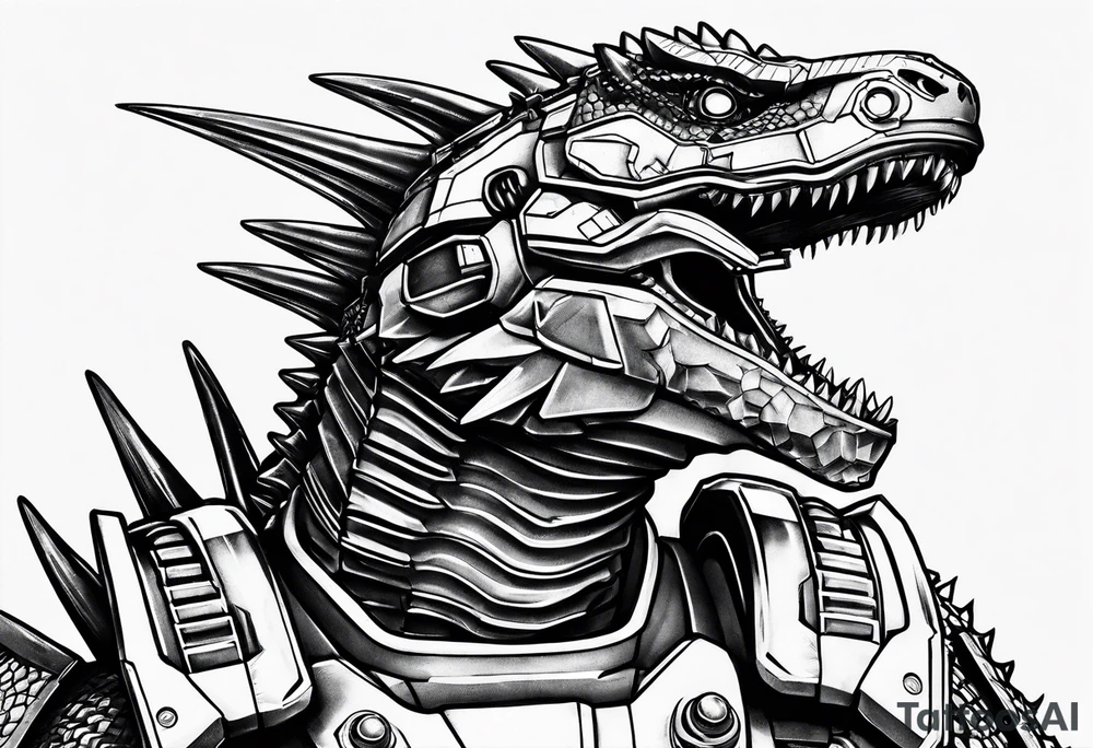 Mechagodzilla tattoo idea
