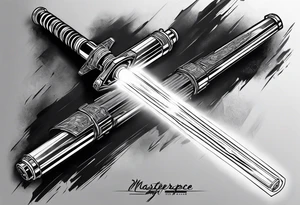 starwars light saber tattoo idea