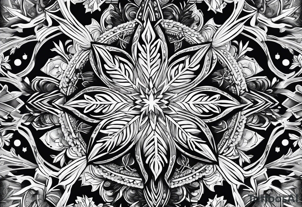 Snowflake tattoo idea