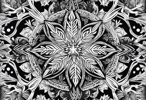 Snowflake tattoo idea