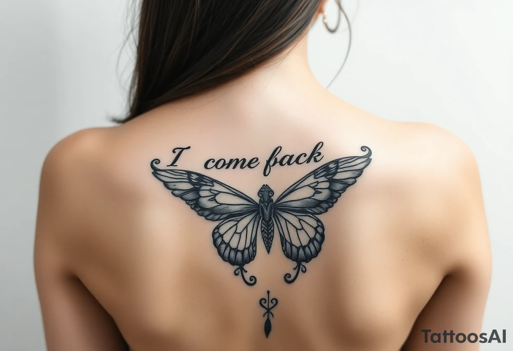 The comeback is better than the fall
Text only tattoo idea