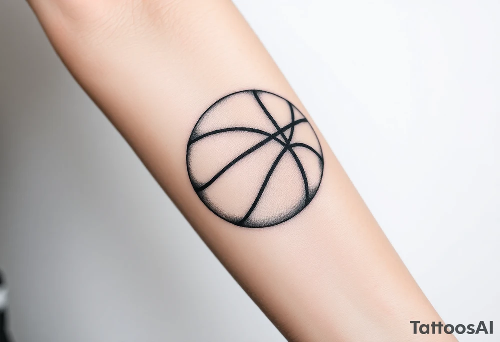 Basketball tattoo idea