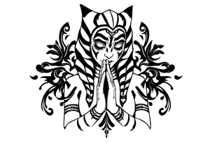 Ahsoka praying tattoo idea