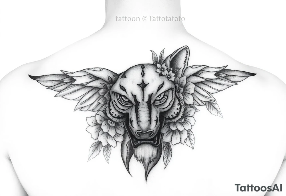 I want you to generate me a tattoo to cover another one I had before this idea can be about animals or flowers the tattoo will be on the wrist of the arm. tattoo idea
