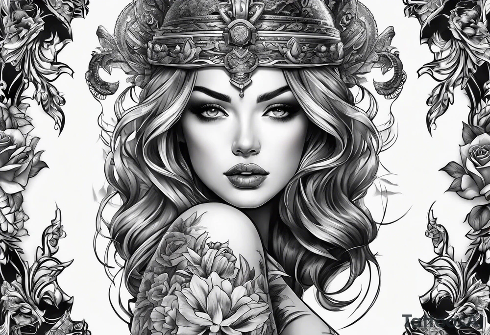 war and love tattoo idea