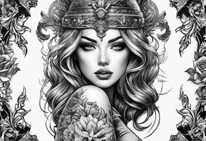 war and love tattoo idea