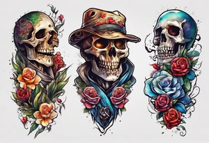 dead inside happy on the outside tattoo idea