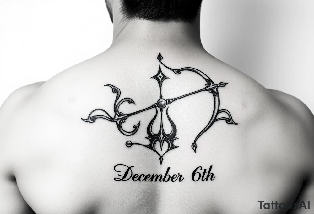 Sexy Sagittarius December 6th tattoo idea