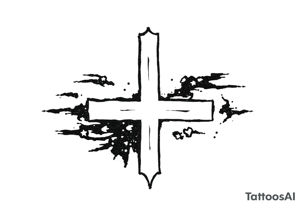 straight asterisk symbol tattoo idea