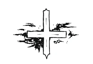 straight asterisk symbol tattoo idea