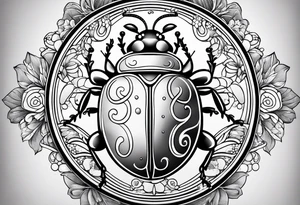 lady bug tattoo idea