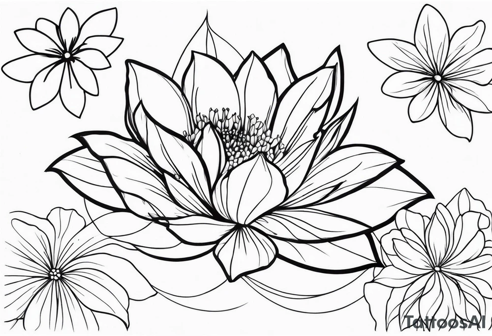 Flower tattoo idea