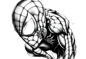 spiderman tattoo idea