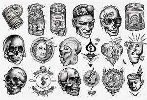 money on my mind tattoo idea