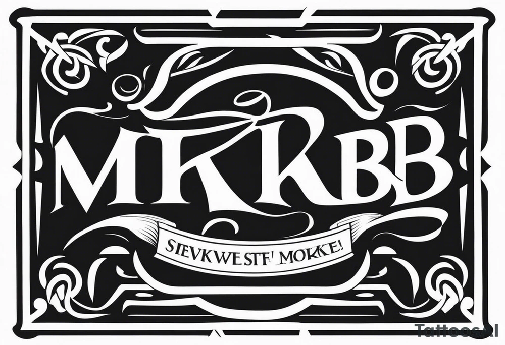 band with MKB tattoo idea