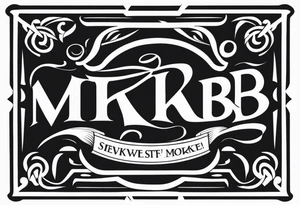 band with MKB tattoo idea
