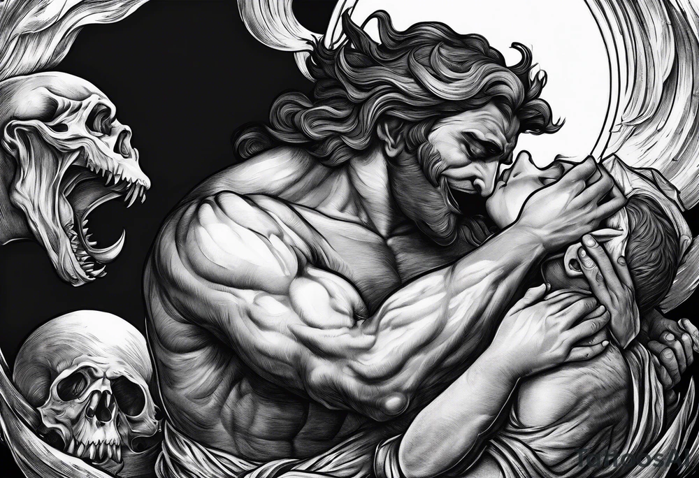 Saturn Devouring His Son tattoo idea