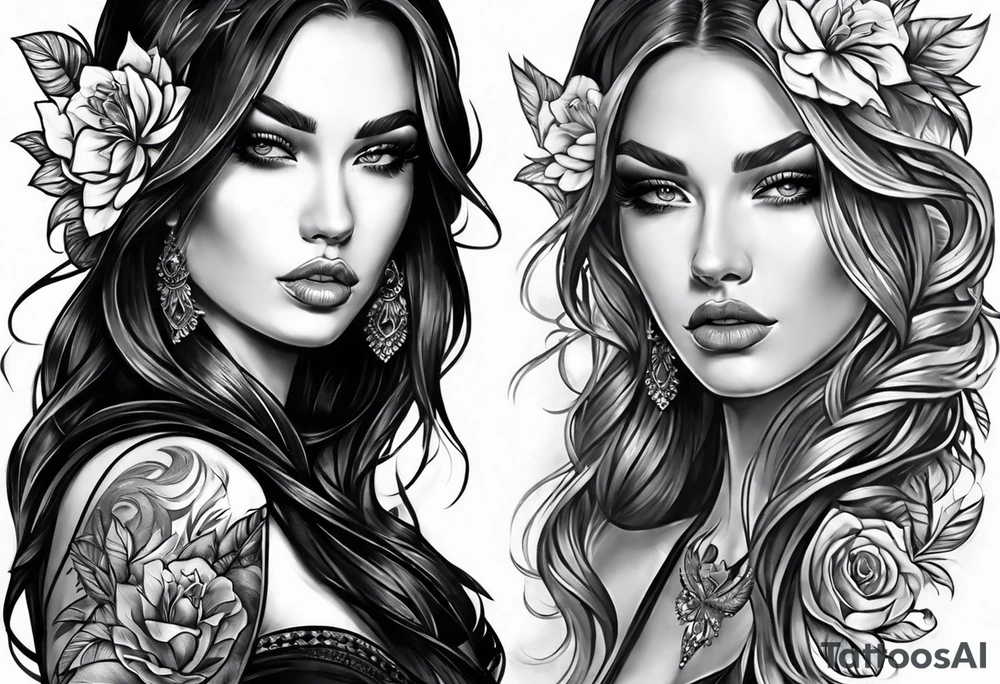 Маски на две ноги tattoo idea