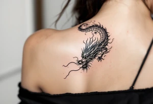 japanese dragon tattoo idea