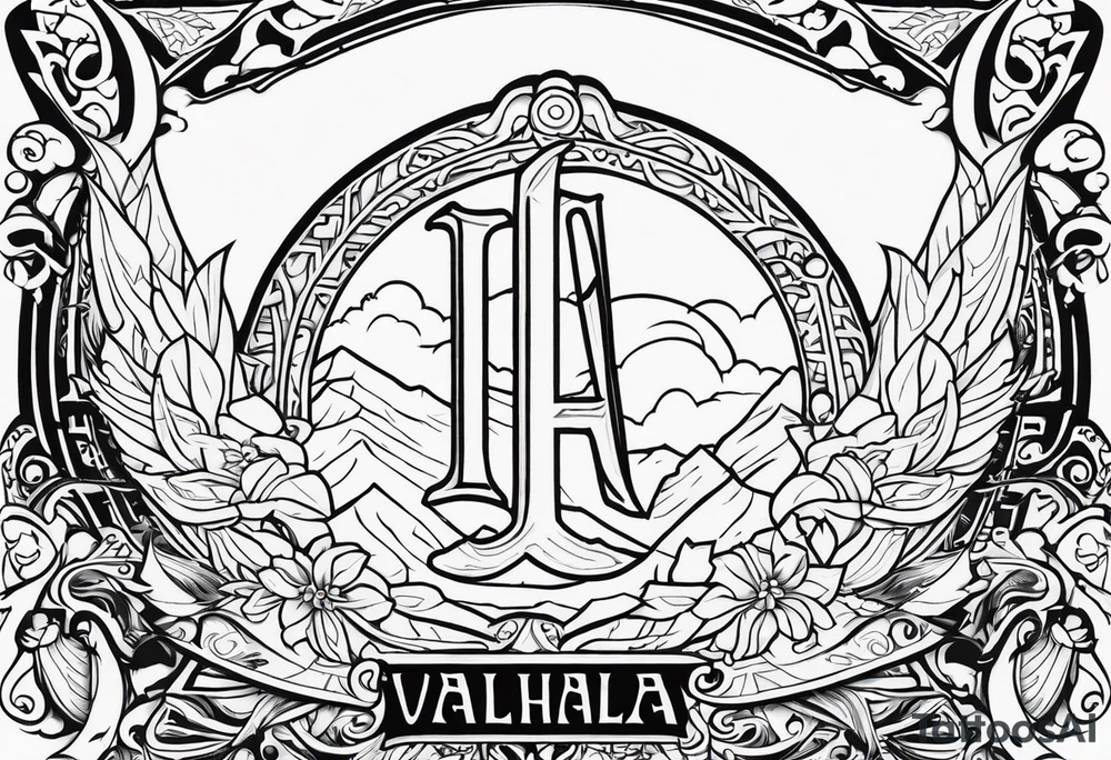 Valhalla tattoo idea