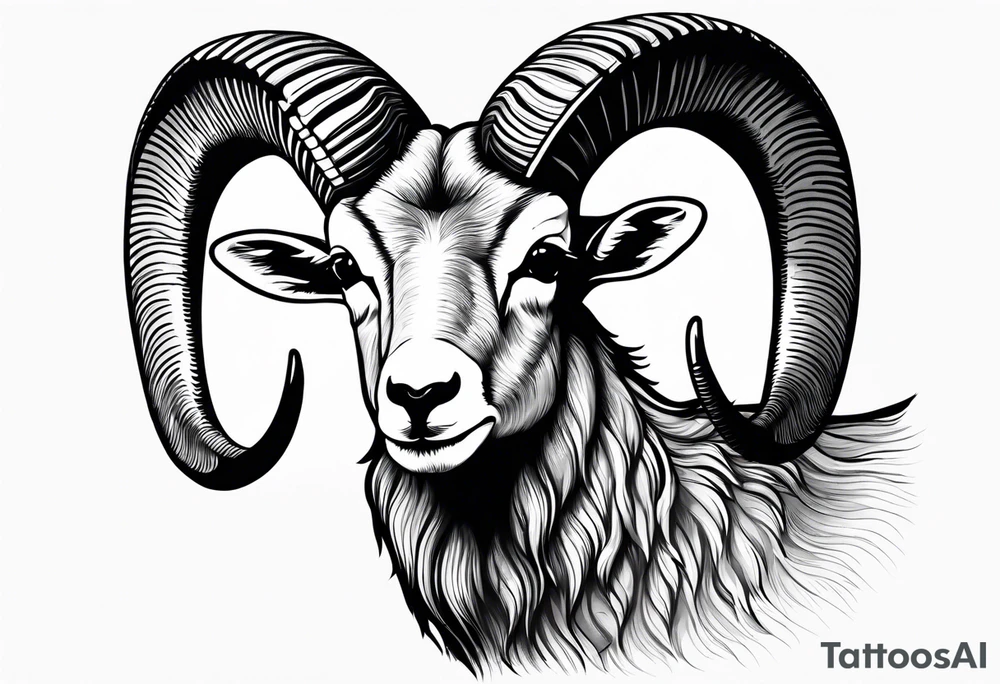 Bright angel trail with a big horn sheep,  forearm tattoo idea