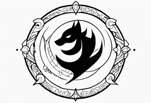 Fairy tail anime tattoo emblem tattoo idea