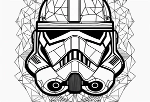 clone trooper battle tattoo idea