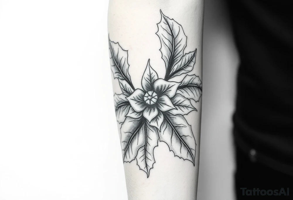 Holly  on forearm tattoo idea