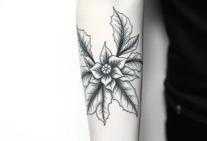 Holly  on forearm tattoo idea