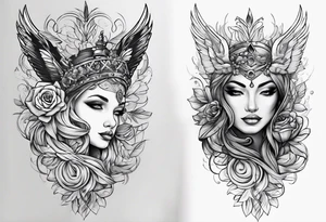 consistency written out in cursive tattoo idea