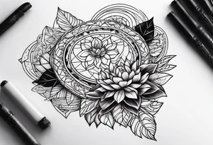 Survival love tattoo idea