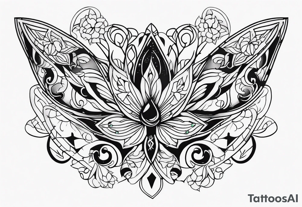 miseltoe tattoo idea