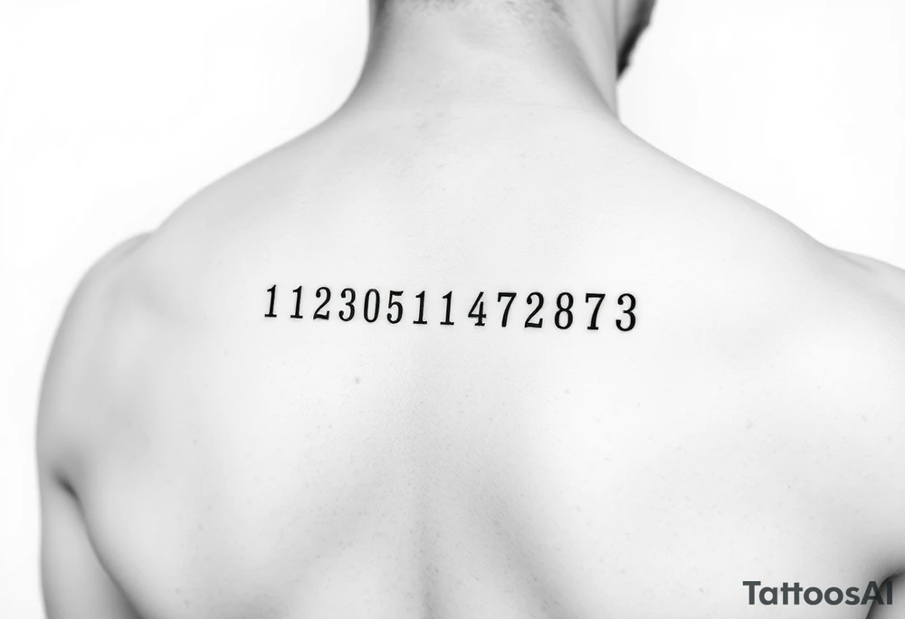 Morse code with coordinates tattoo idea